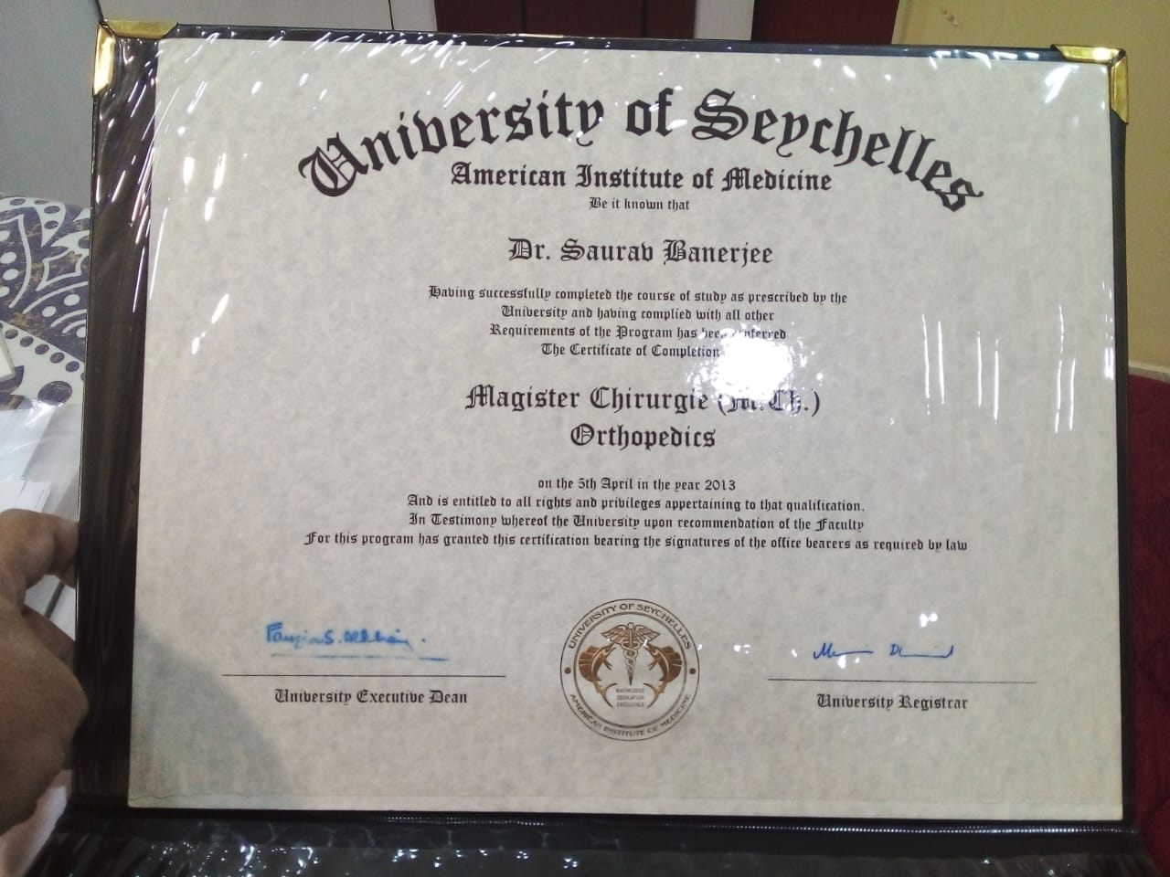 Certificate 1